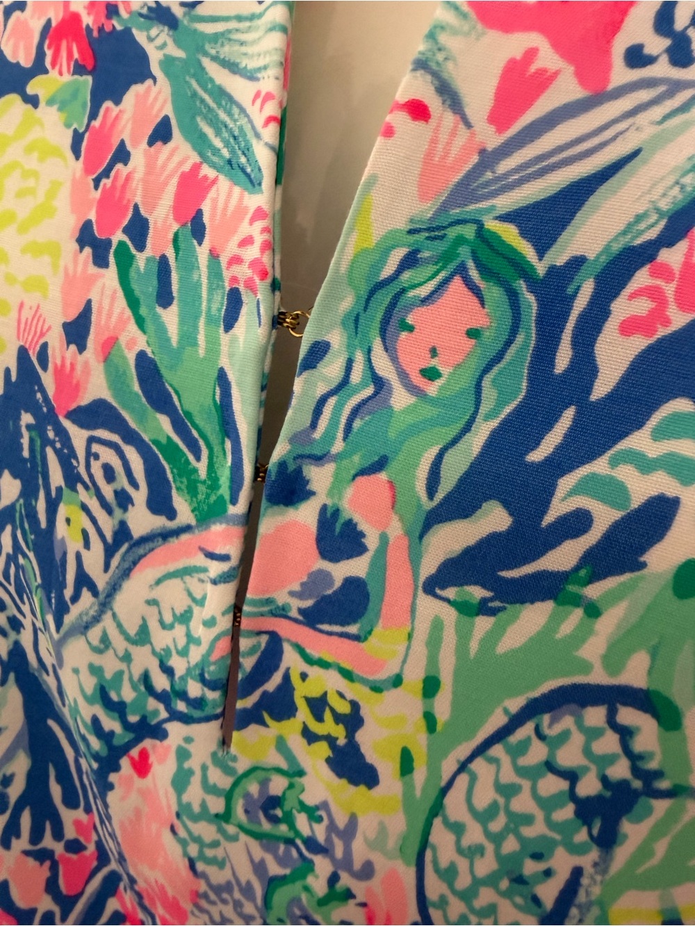 Lilly Pulitzer kelby stretch shift dress in mermaid cove print size 6 - Picture 7 of 10